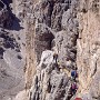 One of my parties on the very exposed section of the Kesselkogel via ferrata